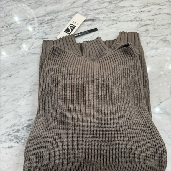 NEW Saukole Chunky Knit Green Oversized Sweater SOFT FALL COMFY SIZE MEDIUM M - Picture 3 of 6